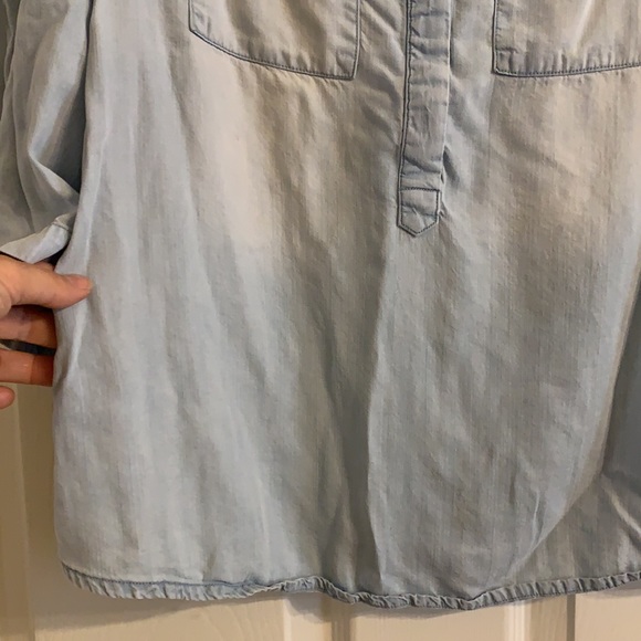 Taylor & Sage 3/4 Sleeve Denim Shirt - Picture 6 of 7